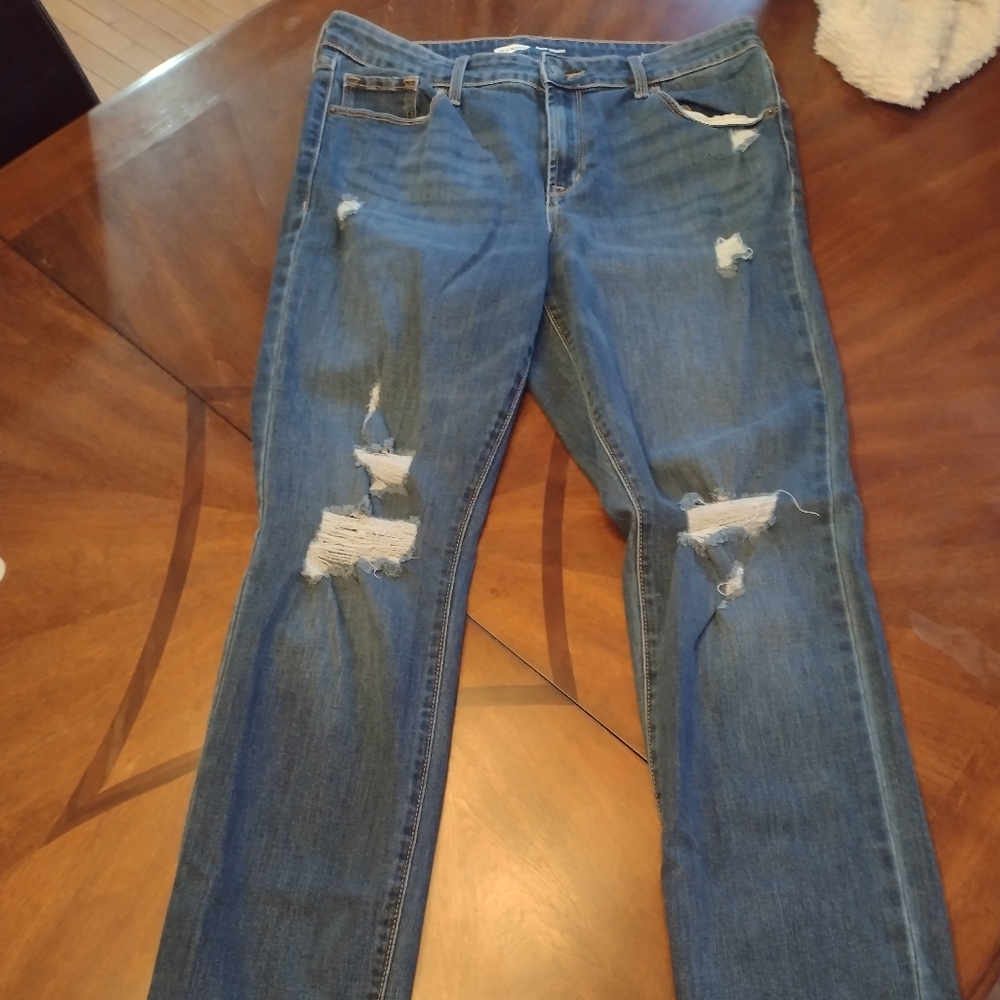 Old Navy power straight jeans